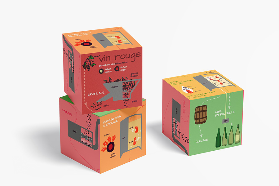 Cubes mallette pédagogique - Aleksandra Delcourt - graphisme écoresponsable